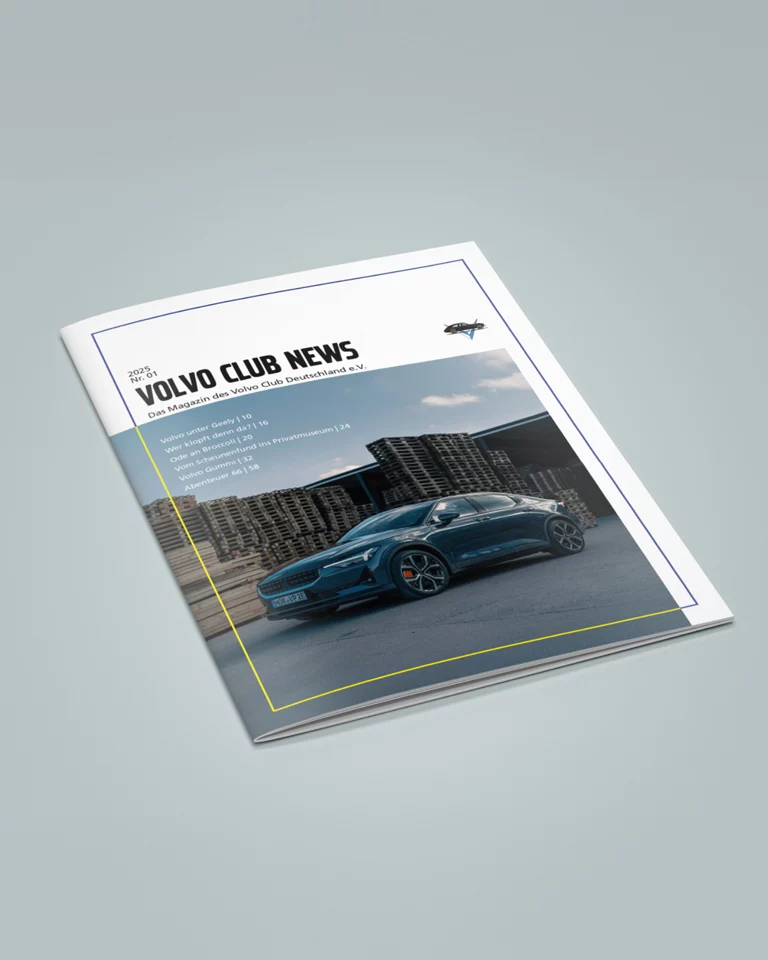 Magazin Design für die Volvo Club News