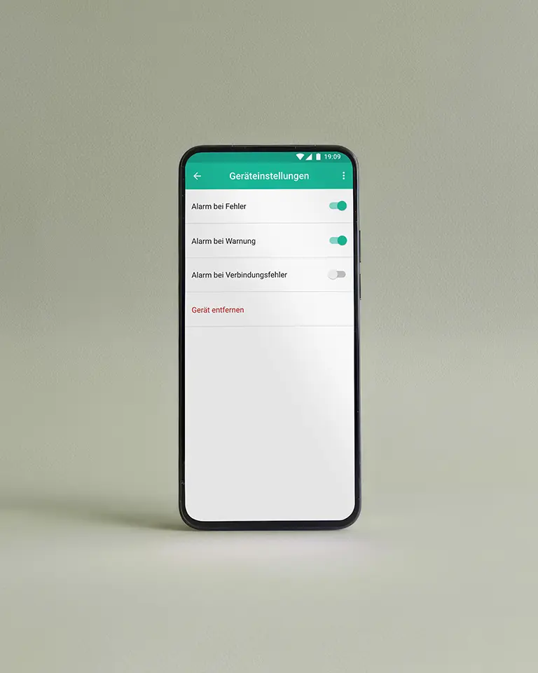 Interface Design für Geräteeinstellungen: Intuitive Menüführung in der ControlApp – Platt & Form