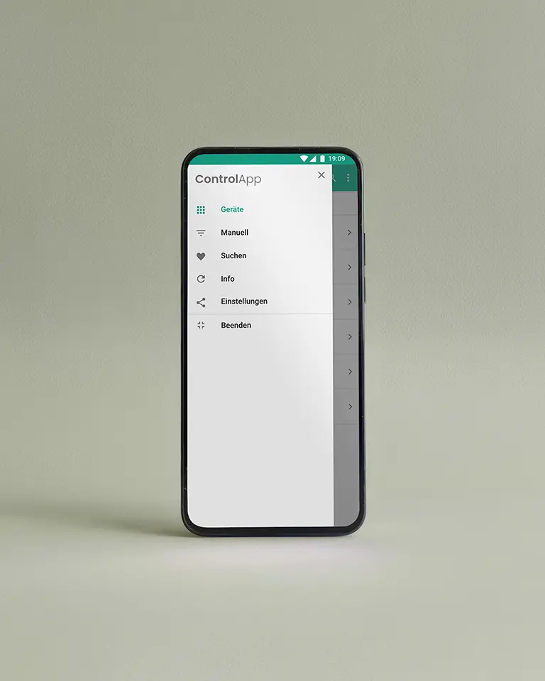 User Interface Design für die ControlApp: Dashboard mit intuitiven Schnellzugriffen und Informationstafeln – Platt & Form