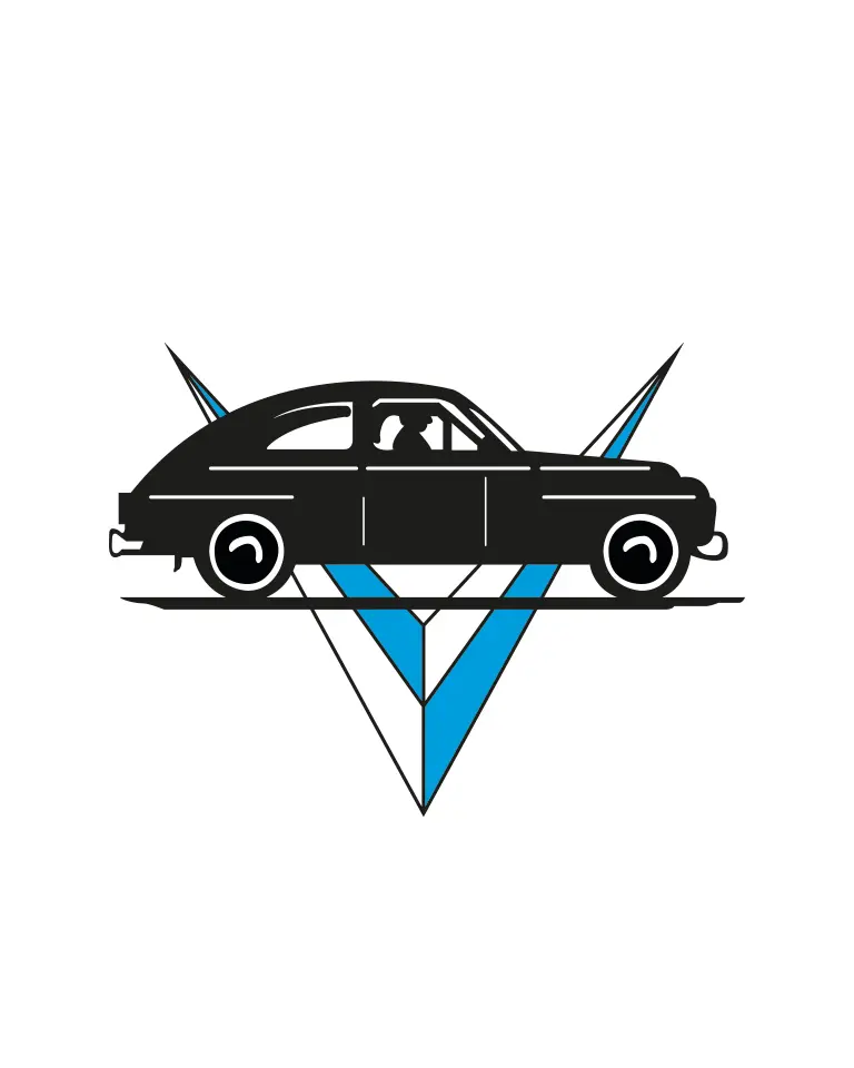 Logo-Design für den Volvo Club – Professionelle Markenentwicklung und Vektorgrafik von Platt & Form.