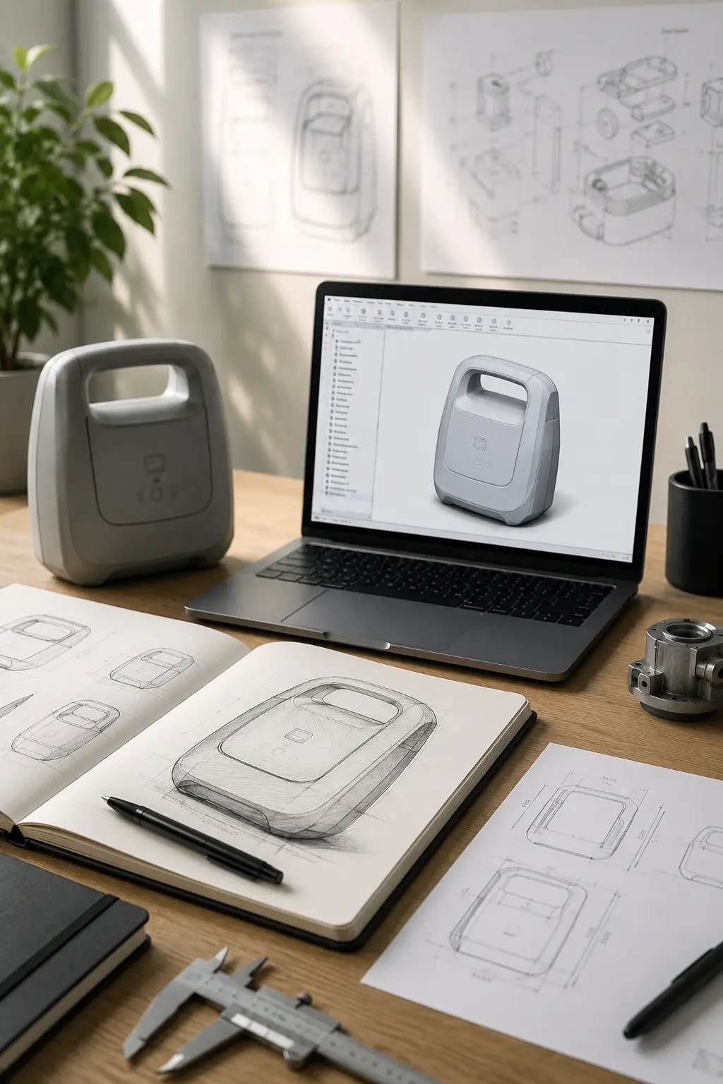 Industriedesign und Produktentwicklung mit Fokus auf Kosten, Planung und effiziente Entwicklung